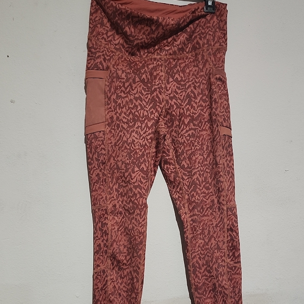 Columbia Women's Patterned Leggings - Rust Red